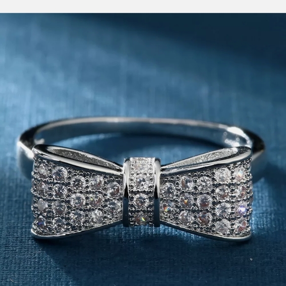 Bow-knot ring women's various sz - Picture 4 of 15
